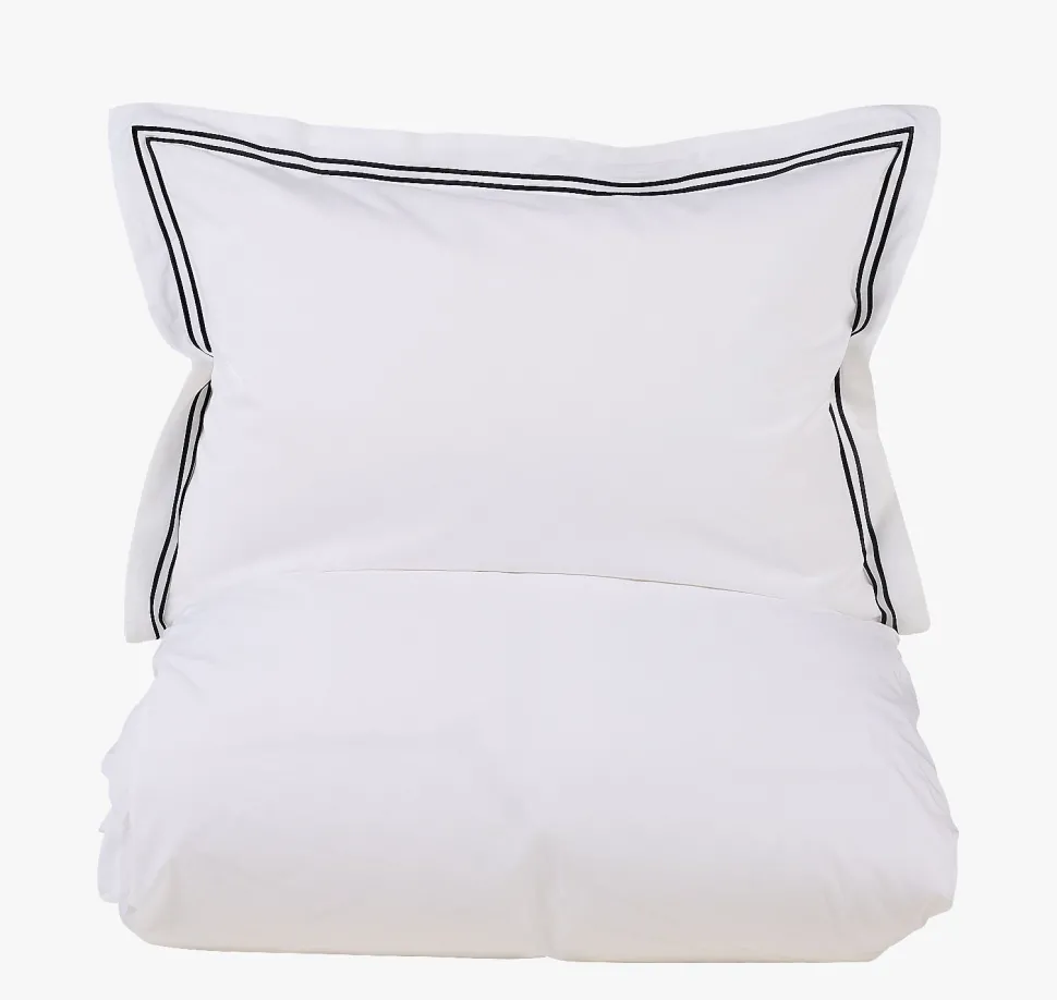 Percale sengesett hvit - 140x200 cm