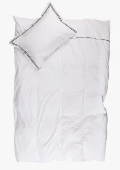 Percale sengesett hvit - 140x200 cm