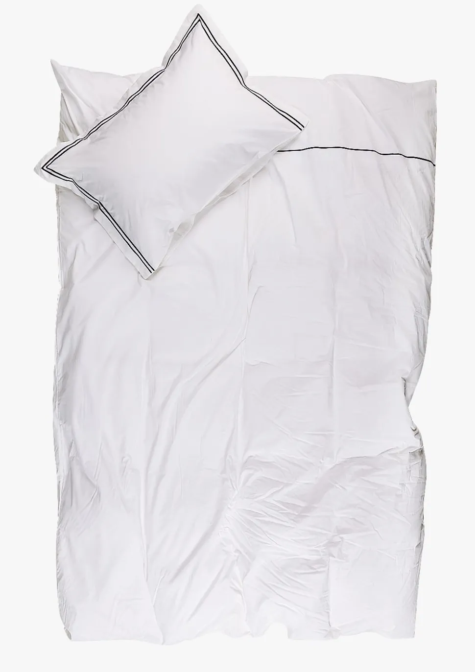 Percale sengesett hvit - 140x200 cm