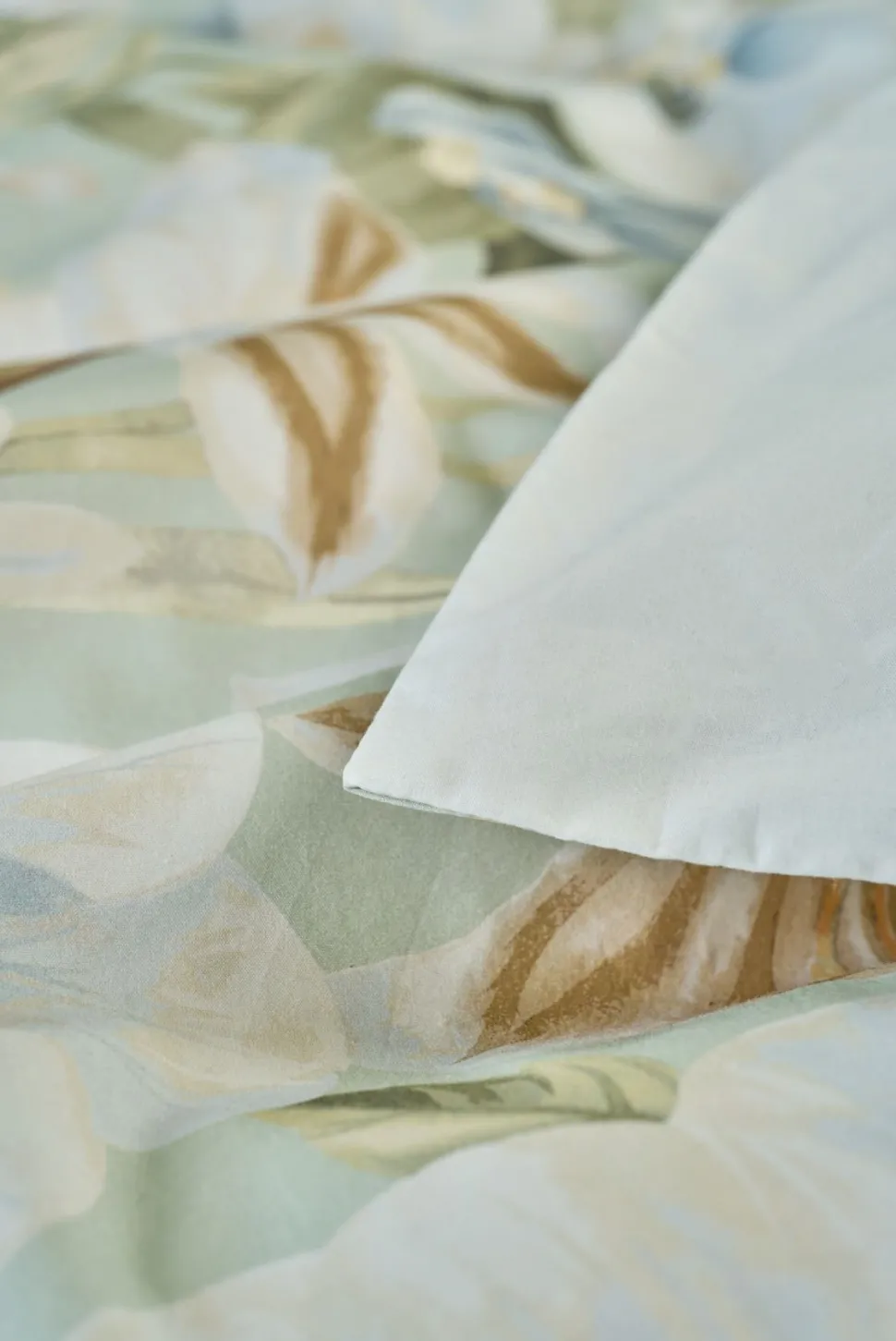 Percale sengesett multi grønn - 140x200 cm