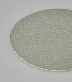 4pk drikkebrikke lys grønn - ø10 cm