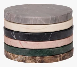 6pk drikkebrikke multi - ø10 cm