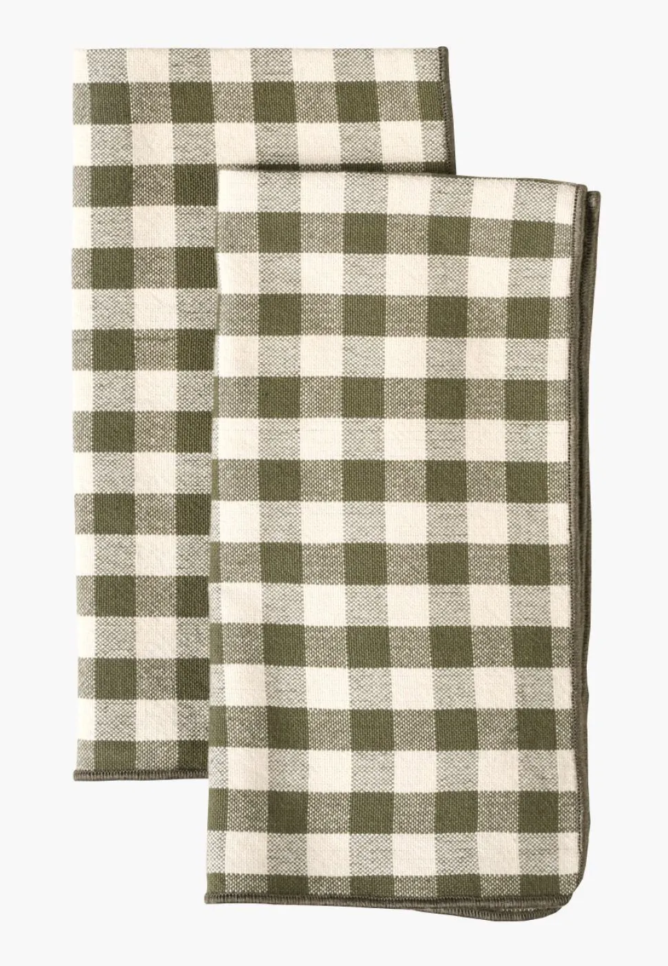 2pk tøyserviett mosegrønn - 45x45 cm