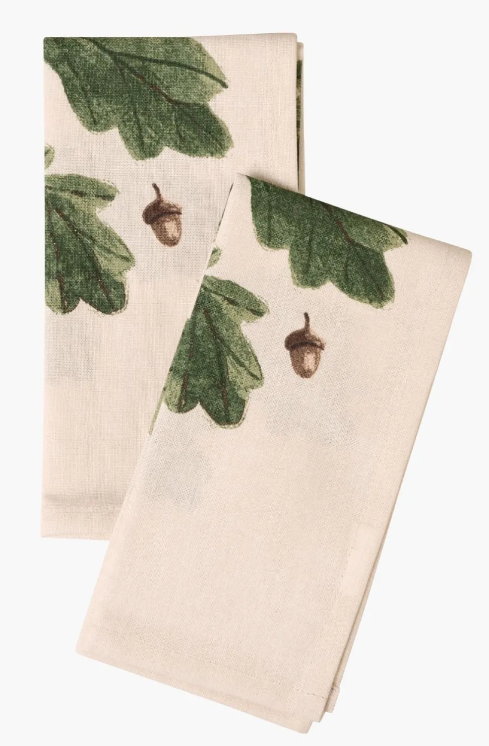 2pk tøyserviett natur - 45x45 cm