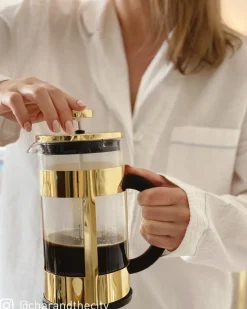 Presskanne gull - 1 liter