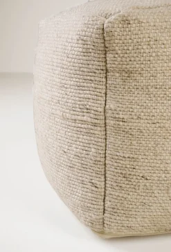 Puff beige - 40x40x40 cm