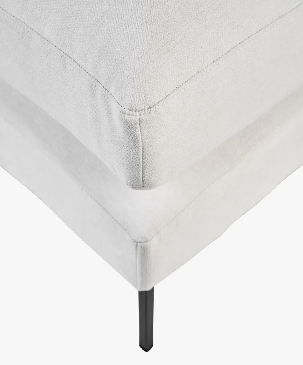 Puff hvit - 90x90x50 cm