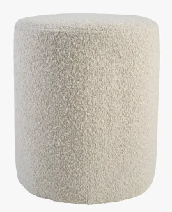 Puff lys beige - 34x34x41 cm ø34