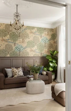 Puff multi beige - 65x65x38 cm