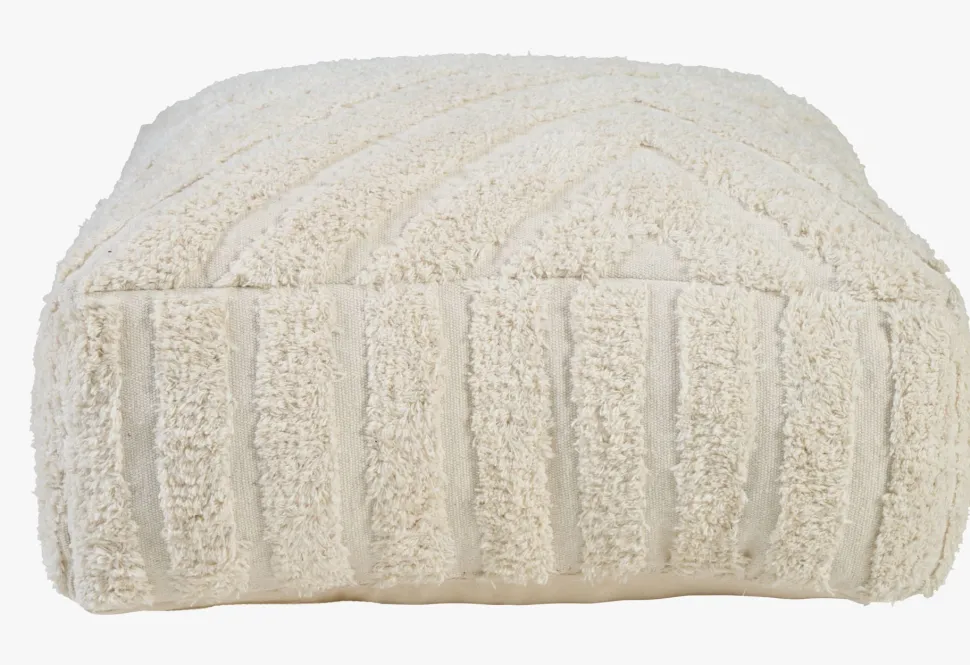 Puff offwhite - 55x55x22 cm