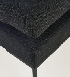 Puff svart - 90x90x50 cm
