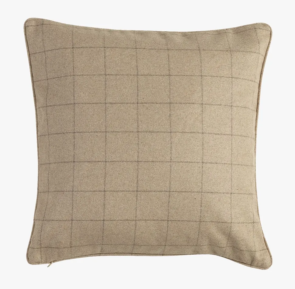 Pynteputetrekk beige - 50x50 cm