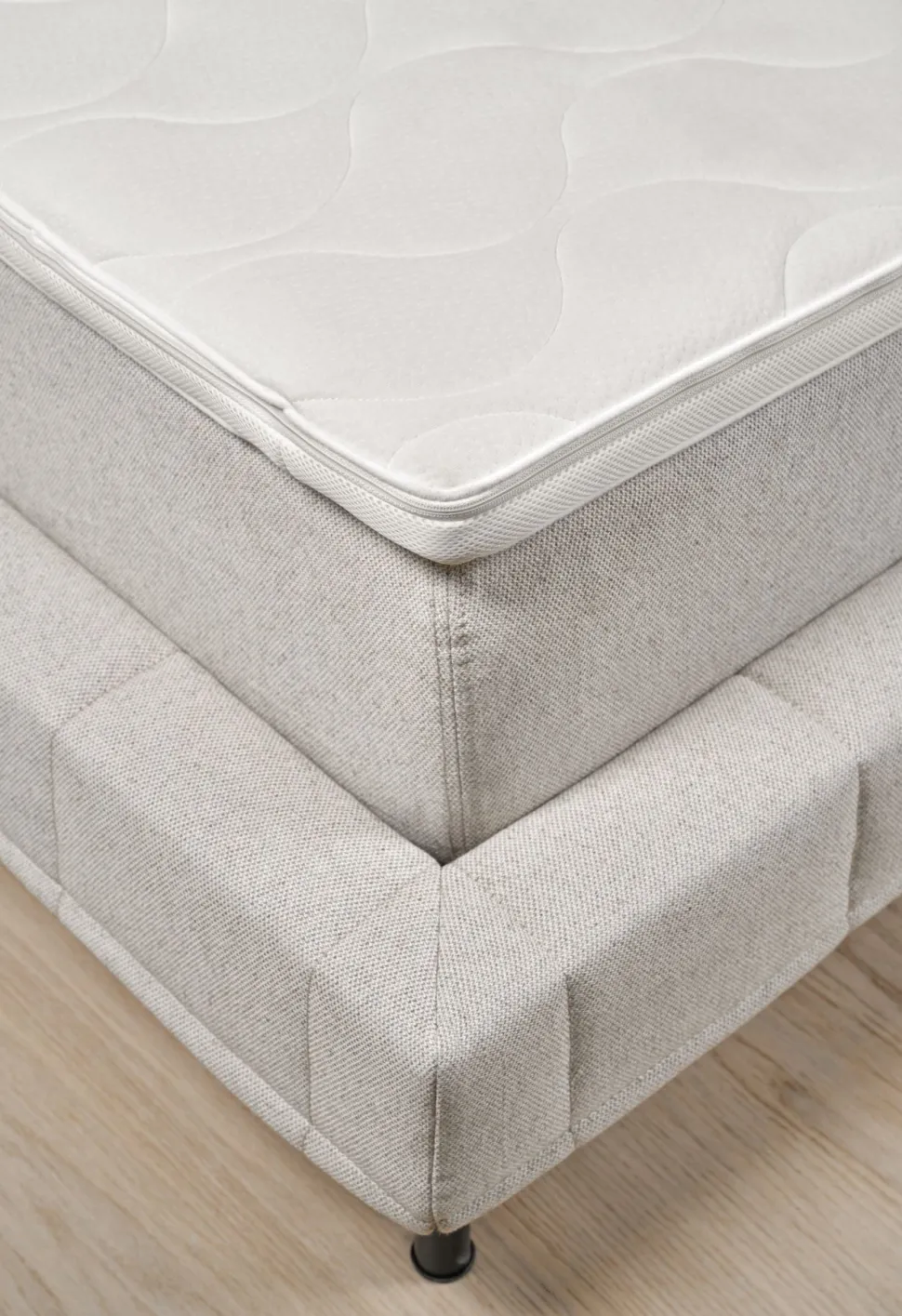 Rammeseng medium/fast natur - 180x200x44 cm