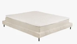 Rammeseng medium/medium natur - 180x200x44 cm