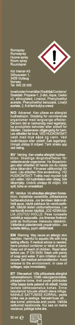 Romspray grønn - 50 ml