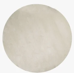 Rundt teppe lys beige - ø200 cm