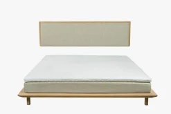 Seng naturoljet eik beige - 180x200 cm
