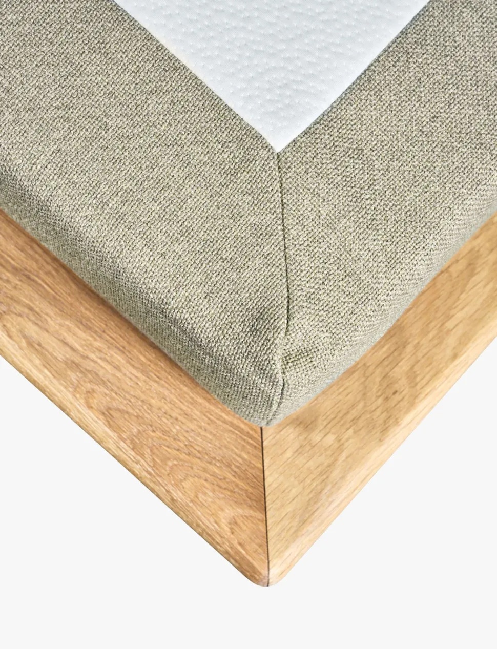 Seng naturoljet eik beige - 180x200 cm