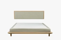Seng naturoljet eik beige - 180x200 cm
