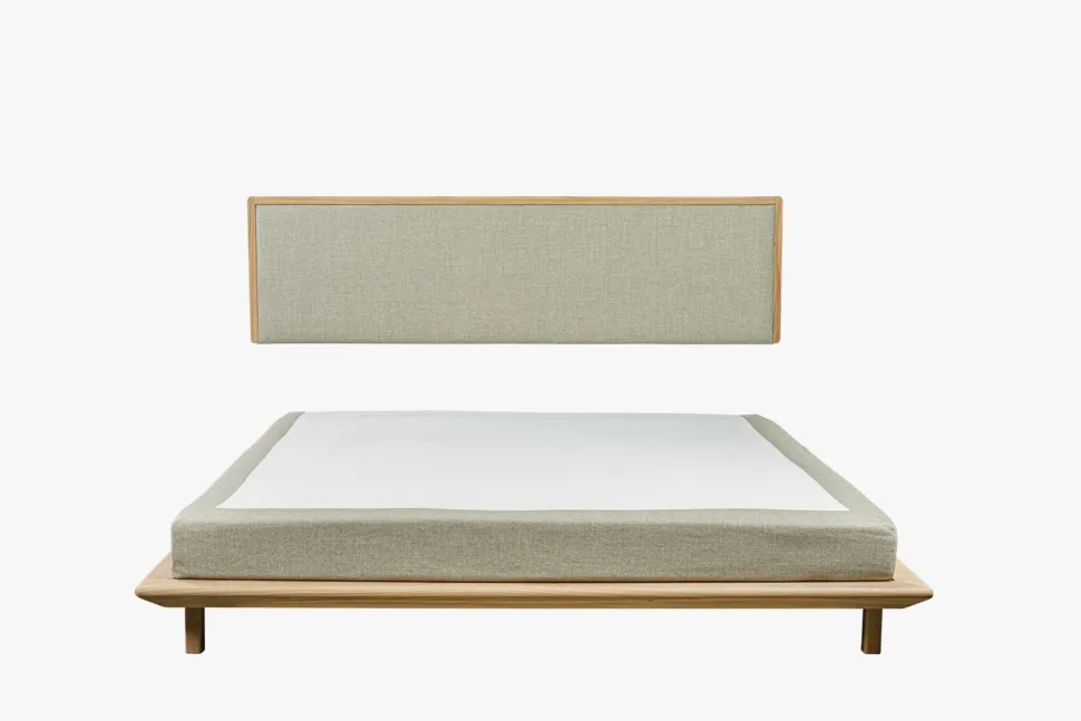 Seng naturoljet eik beige - 180x200 cm