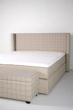 Sengebenk multi beige - 145x46x47 cm