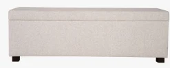 Sengebenk natur - 145x46x47 cm