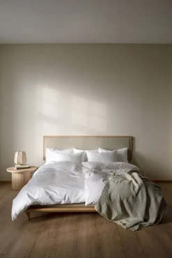 Sengegavl naturoljet beige - 199x3x55 cm