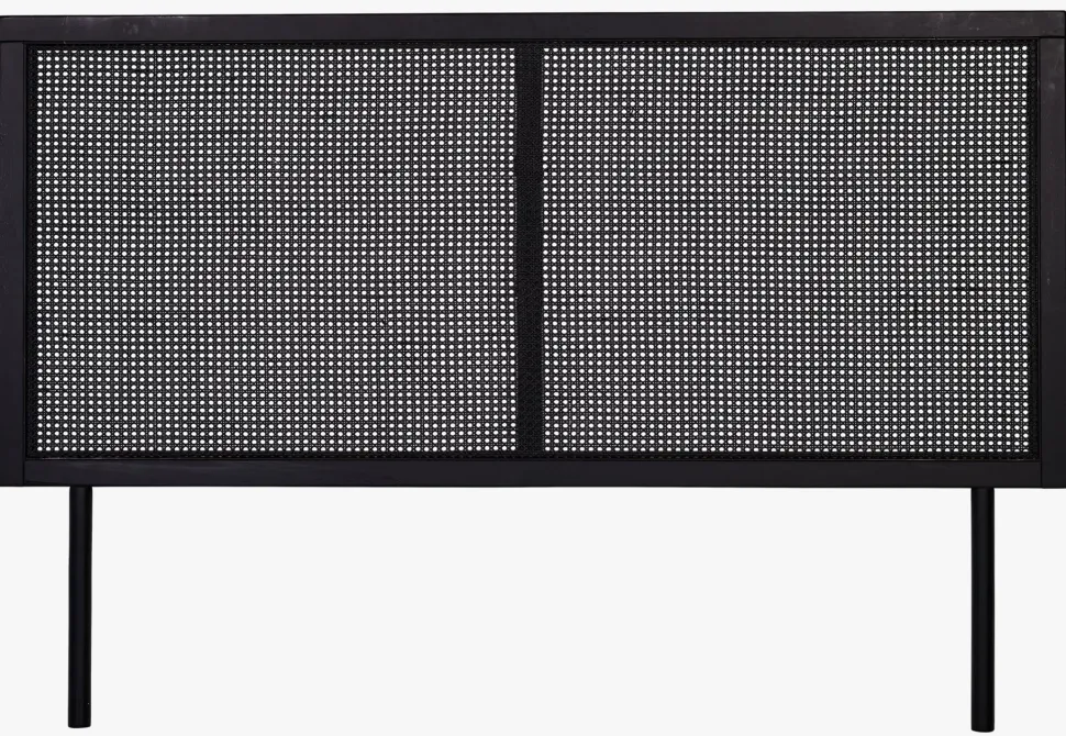 Sengegavl svart - 180x120 cm
