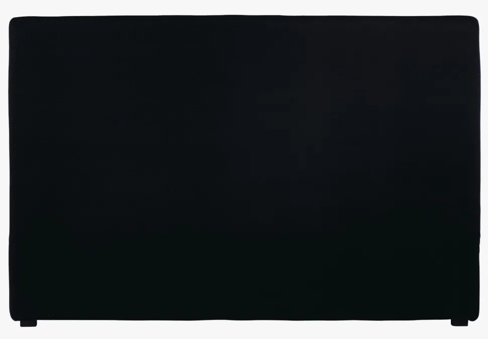 Sengegavl svart - 180x120x8 cm