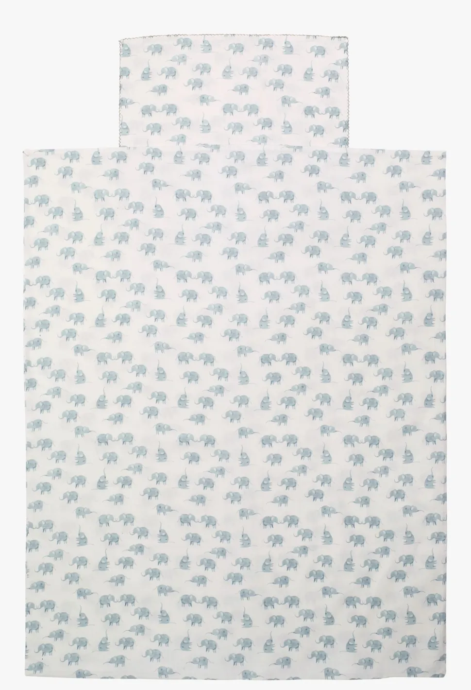 Sengesett blå - 65x80 35x40cm