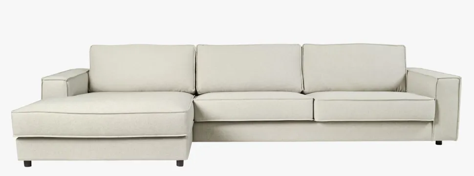 Setetrekk pakke 3 seter sjeselong venstreke natur - 60x60x60 cm