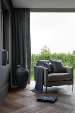 Setetrekk pakke loungestol lys grå - 40x40x60 cm
