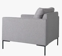 Setetrekk pakke loungestol lys grå - 40x40x60 cm