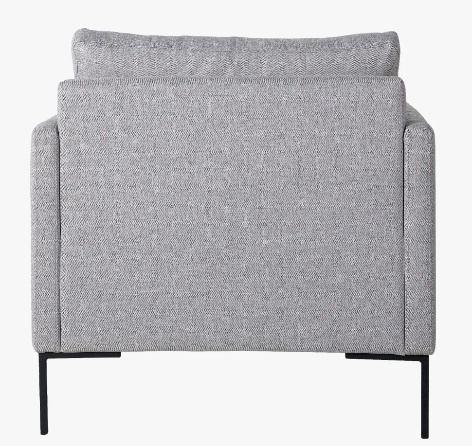 Setetrekk pakke loungestol lys grå - 40x40x60 cm