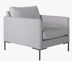 Setetrekk pakke loungestol lys grå - 40x40x60 cm