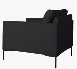 Setetrekk pakke loungestol svart - 40x40x60 cm