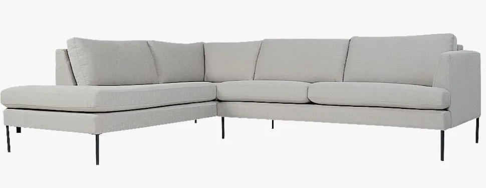 Setetrekk pakke åpen ende venstre beige - 60x60x60 cm