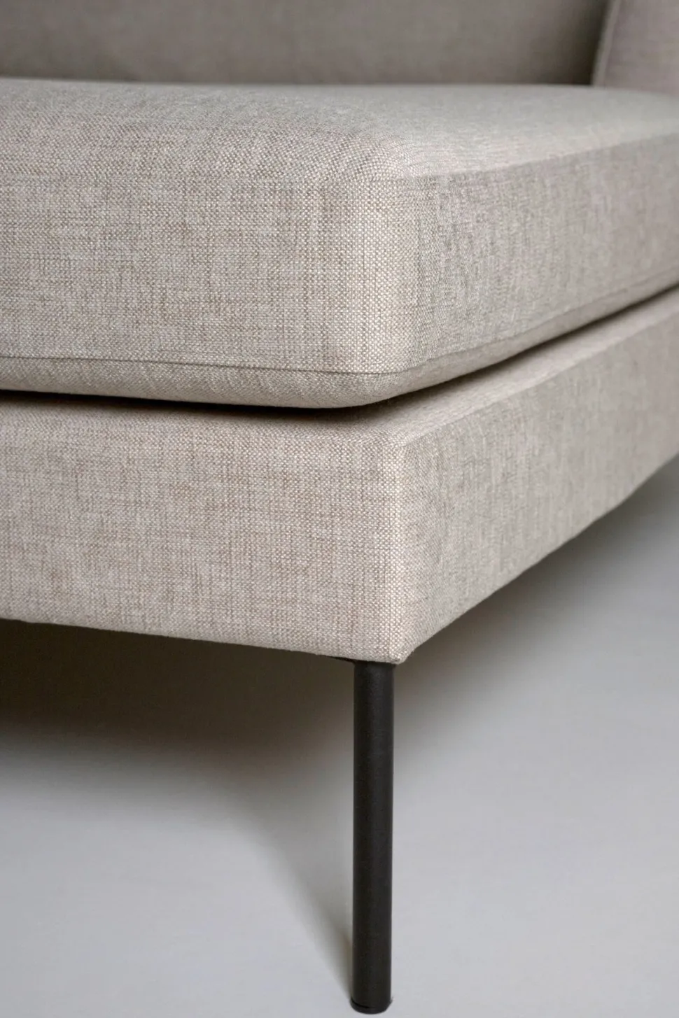 Setetrekk pakke åpen ende venstre beige - 60x60x60 cm