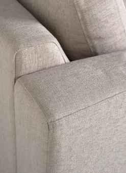 Setetrekk pakke åpen ende venstre beige - 60x60x60 cm