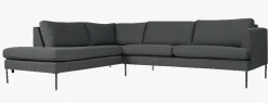 Setetrekk pakke åpen ende venstre grå - 60x60x60 cm