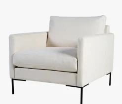 Setetrekkpakke loungestol hvit - 40x40x60 cm
