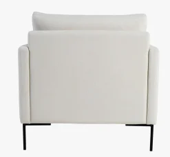 Setetrekkpakke loungestol hvit - 40x40x60 cm