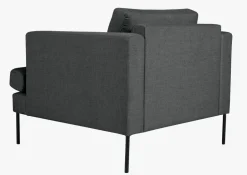 Setetrekkpakke loungestol grå - 40x40x60 cm
