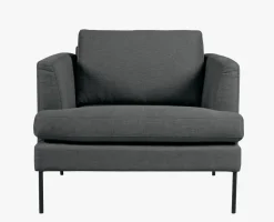 Setetrekkpakke loungestol grå - 40x40x60 cm