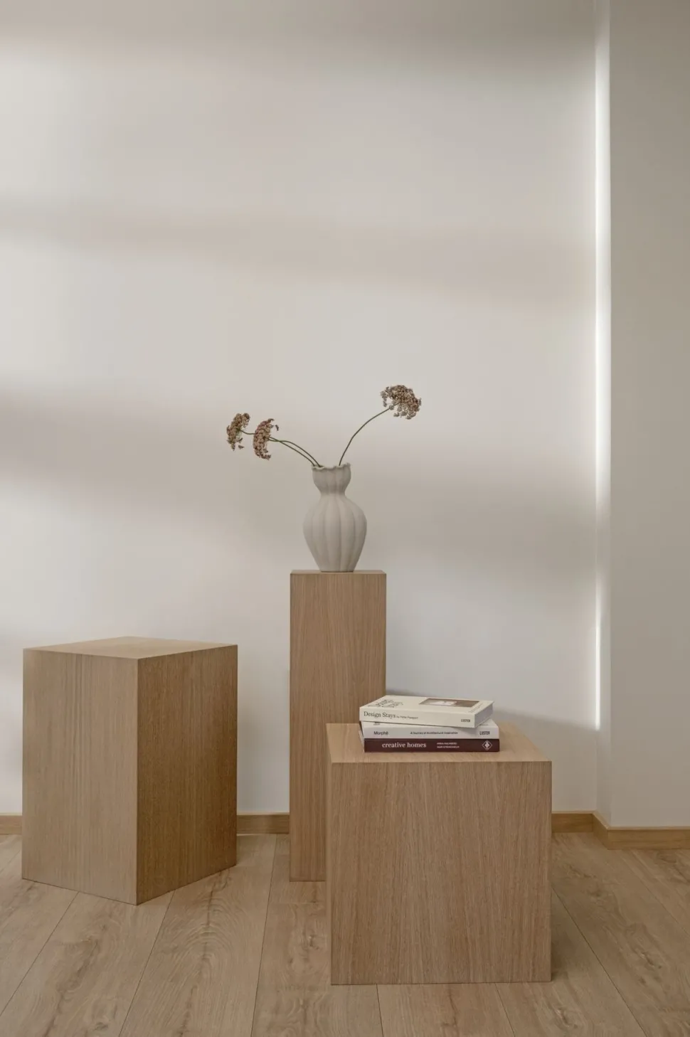 Sidebord natur - 45x45x45 cm
