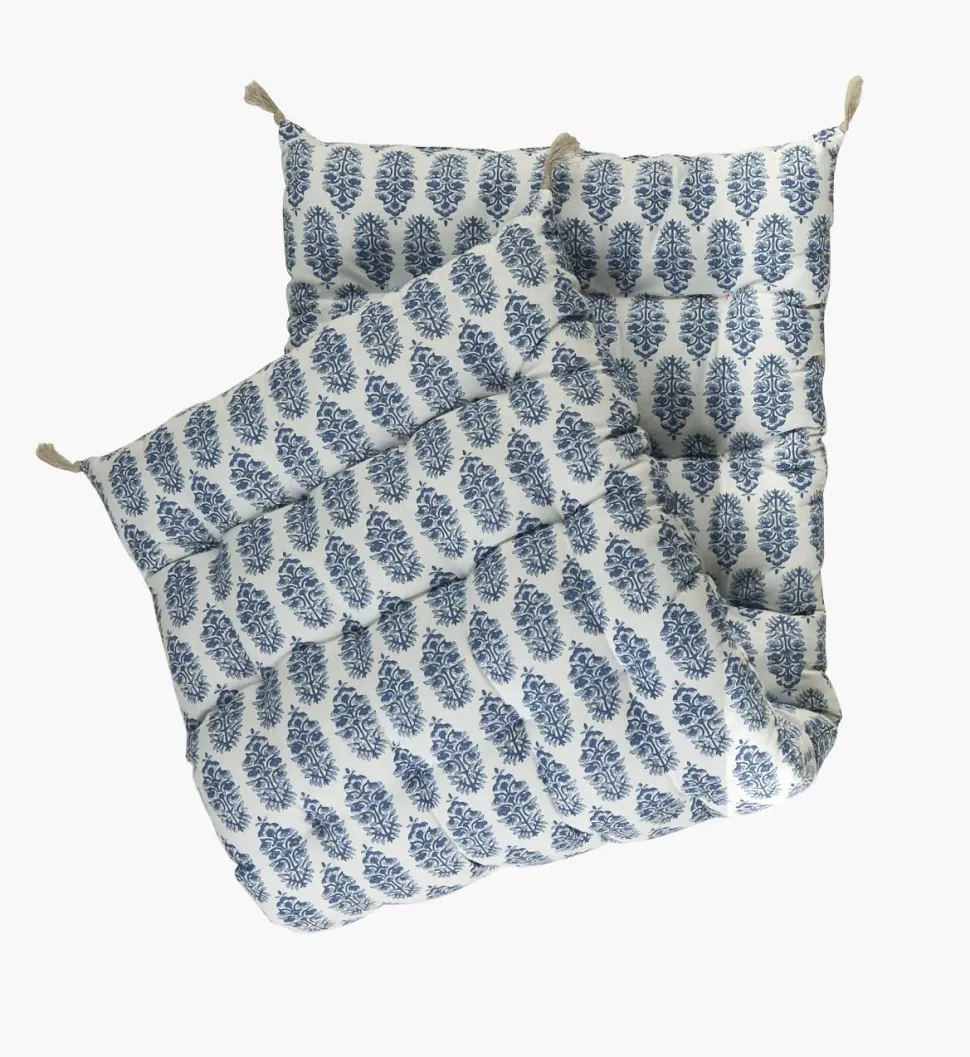 Sittepute blå - 60x140x7 cm