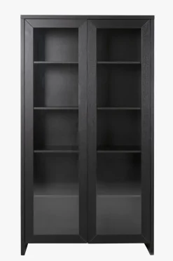 Skap svart - 100x40x183 cm