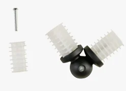 Skjøtestykke svart - 22/25 mm