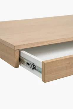 Skrivebordsmodul med skuff natur - 100x60x8 cm