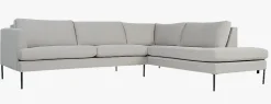 Sofa åpen ende høyre beige - 269x220x80 cm